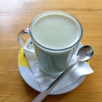 Greg Afula center at Greg Cafe in Afula