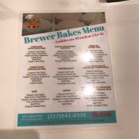 Desert Menu at The Cul De Sac Kitchen in Indianapolis