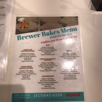 Desert Menu 2 at The Cul De Sac Kitchen in Indianapolis