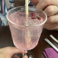 Citronnade with rose color   at Healthy Lounge in Antibes