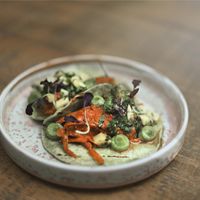 Tandoori Jackfruit Tacos at Namaste@OMNOM in North London
