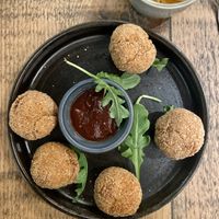 Jalapeño poppers  at Namaste@OMNOM in North London