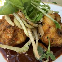 Spicy Cauliflower buffalo   at Namaste@OMNOM in North London