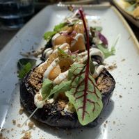 Grilled teriyaki aubergine   at Namaste@OMNOM in North London