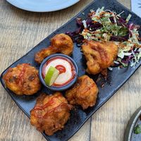 Cauliflower wings  at Namaste@OMNOM in North London