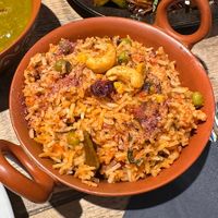 Vegetable biryani rice   at Namaste@OMNOM in North London