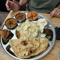 Vegan Thali  at Namaste@OMNOM in North London