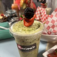 Green juice  at Karine's in Toronto