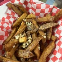 Garlic fries  at Karine's in Toronto
