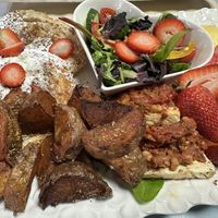 Vegan Supreme with French Toast and Tofu  at Karine's in Toronto