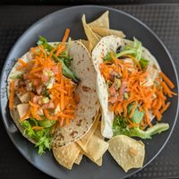 Tofu tacos at Carotenos in Ponce