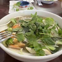  Vegan Pho 🍲 so many veggies and delicious broth   at Pho Photastic in Vero Beach