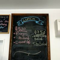 Lunch menu at The Propolis Cafe in Suva