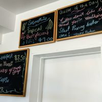 Smoothies and desserts at The Propolis Cafe in Suva