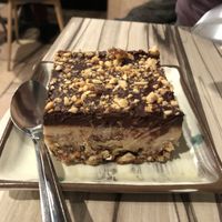Peanut butter chocolate mousse bar  at Alice & Friends' Vegan Kitchen in Chicago