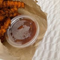 Fries! Of the sweet potato...  at Alice & Friends' Vegan Kitchen in Chicago