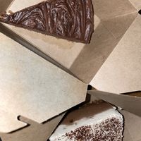 Mousse and tiramisu!!!!  at Alice & Friends' Vegan Kitchen in Chicago