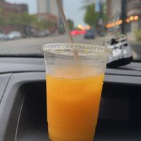 Mango Lemonade was so delicious! I wanted to go back and order a gallon!!!   at Alice & Friends' Vegan Kitchen in Chicago