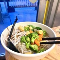 tonkotsu ramen  at Alice & Friends' Vegan Kitchen in Chicago