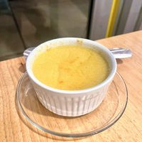 crème brûlée   at Alice & Friends' Vegan Kitchen in Chicago