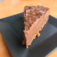 Mousse cake at Alice & Friends' Vegan Kitchen in Chicago