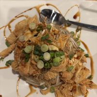 Golden yuba fried rice  #Veganuary at Alice & Friends' Vegan Kitchen in Chicago