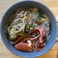 Tonkotsu Ramen at Alice & Friends' Vegan Kitchen in Chicago