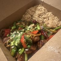 Kung pao  at Alice & Friends' Vegan Kitchen in Chicago
