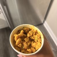 Mac and cheese with broccoli   at Alice & Friends' Vegan Kitchen in Chicago