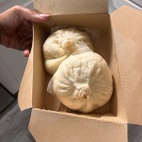 Bao buns   at Alice & Friends' Vegan Kitchen in Chicago