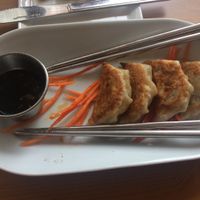 Dumplings  at Alice & Friends' Vegan Kitchen in Chicago