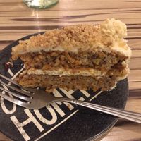 Carrot cake  at Alice & Friends' Vegan Kitchen in Chicago