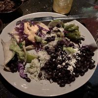Black bean and plantain taco plate  at Cultura in Carmel-by-the-sea