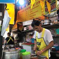 The owner  at Art Aharn Jay in Bangkok