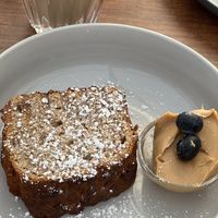 Banana bread with peanut butter  at Hofcafé Riesen in Kerpen