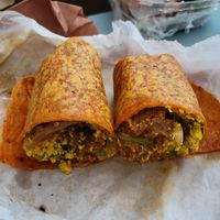 Scramble Wrap at Brain Food in Brooklyn