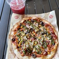 Vegan pizza at Mod Pizza in Mobile