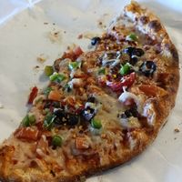 Oops, halfway through before taking the photo at Mod Pizza in Mobile