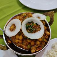 Chickpea masala at Ganesh Indian Restaurant in Cat Ba
