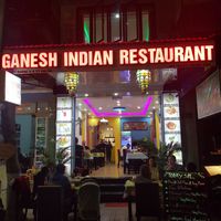 Front of restaurant at Ganesh Indian Restaurant in Cat Ba