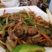 Ginger Beef at V.L.C Vegan Eatery in Orlando