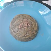 Trinxat vegano. Buenísimo at Raco de Les Fades in Alp