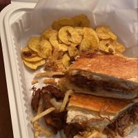 Surfing pig sandwich  at The Pineapple Room in Kapaa