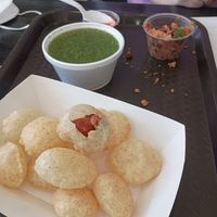 Pani puri at Annapurna in Chicago