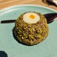 Yuzu cake at Willow Wine Cafe in Kingsville