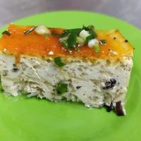 Tofu onion terrine at Pho Chay Nhu in Ho Chi Minh City