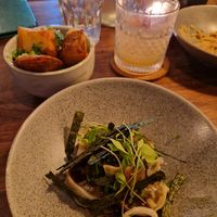 Tofu dumplings and fried potatoes at Ruibín in Galway