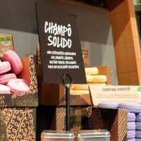 Shampoo bars at LUSH - Colombo in Lisbon