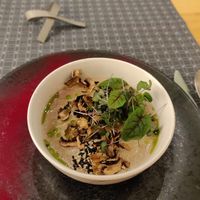 Silky mushroom soup at Noot in Parnu