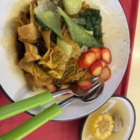 Wanton noodle with Omni meat wanton   at Daily Green 吉祥素 - Blk 721 Ang Mo Kio in Northeast Singapore